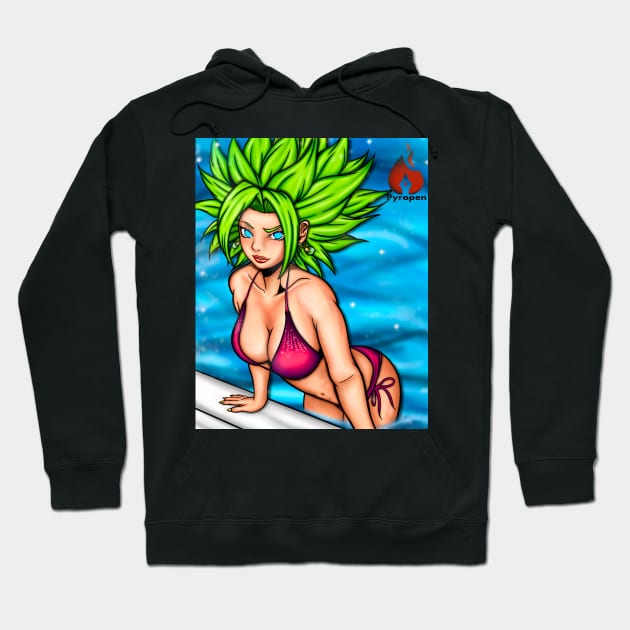 Summer time Kefla Hoodie by Pyropen